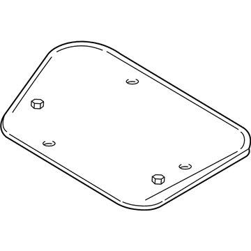 55176141AB Mopar Bracket-Abs Control Unit Illustration 1 of 1