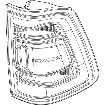2025 Ram 1500 Tail Light - 68531051AB