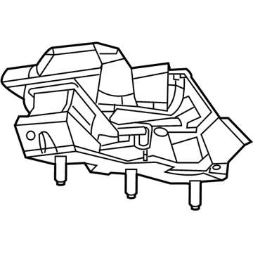 Ram Transmission Mount - 68185822AC