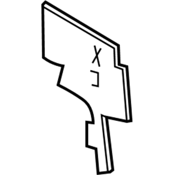 5101271AA Mopar Dash Panel Silencer Illustration 1 of 1