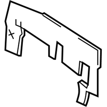 5098611AA Mopar Dash Panel Silencer Illustration 1 of 1