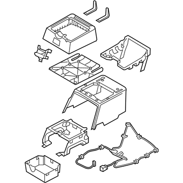 1JG721J3AA Mopar BOX/BIN-Floor Illustration 1 of 1