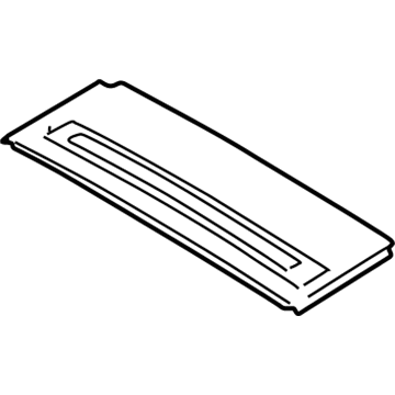 MR637479 Mopar Visor-SUNROOF Illustration 1 of 1