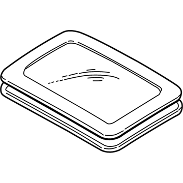 MR573614 Mopar Sunroof Glass Illustration 1 of 1