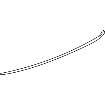 4805887AE Mopar Windshield Molding Illustration 1 of 1