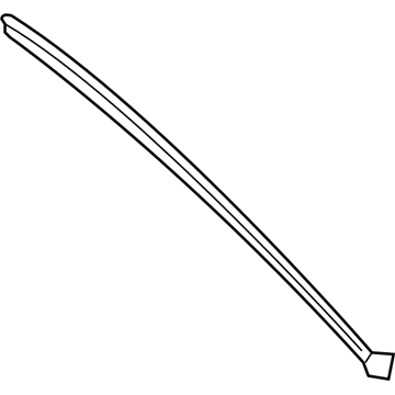 4805888AD Mopar A Pillar Molding Illustration 1 of 1