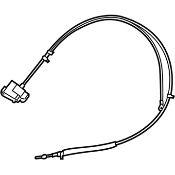 68066908AA Mopar Cable-Rear Seat Illustration 1 of 1