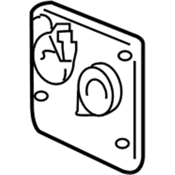 55347164AD Mopar Plate-Access Cover Illustration 1 of 1