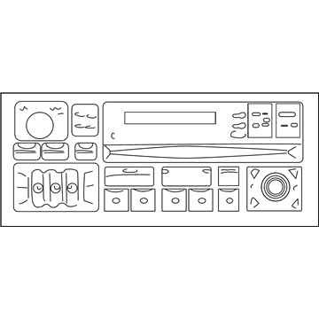 5064362AC Mopar Am/Fm With Cd And Equalizer Radio Illustration 1 of 1