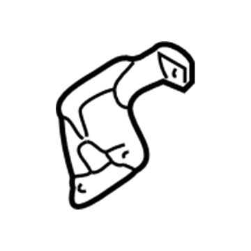 55176450AE Mopar Bracket-TAILGATE STRIKER Illustration 1 of 1