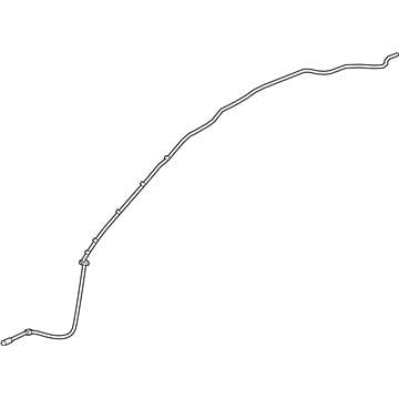 68102966AA Mopar Windshield Washer Hose Illustration 1 of 1