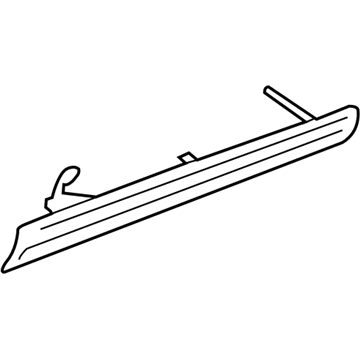 UB05ZSPAB Mopar Front Door Applique Illustration 1 of 1