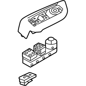 2025 Dodge Hornet Power Window Switch - 7MU56LXHAA
