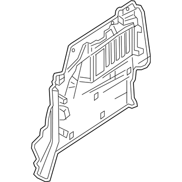 7EQ25LXHAA Mopar Quarter Trim Panel Illustration 1 of 1