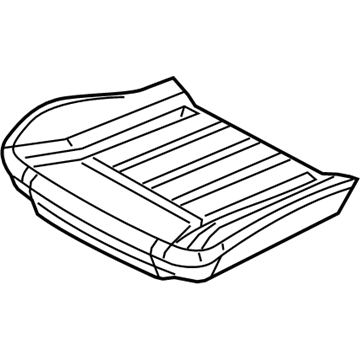 1XC56DX9AA Mopar Front Seat Cushion Cover Illustration 1 of 1