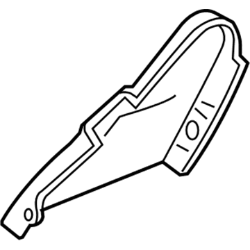 Mopar MR792236 Front Seat Hinge Cover MR792236 Mopar Front Seat Hinge Cover Illustration 1 of 1