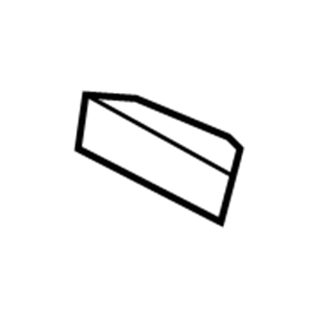 1KT51XDVAB Mopar Release Handle Bezel Cover Illustration 1 of 1