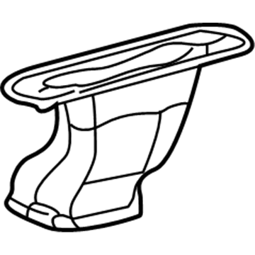 4595739AA Mopar Defroster Duct Illustration 1 of 1