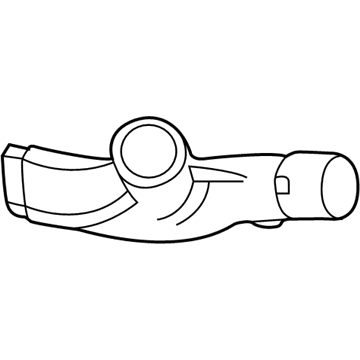 4596287AB Mopar Floor Console Duct Illustration 1 of 1