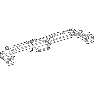 Mopar 4595750AC Instrument Panel Duct 4595750AC Mopar Instrument Panel Duct Illustration 1 of 1