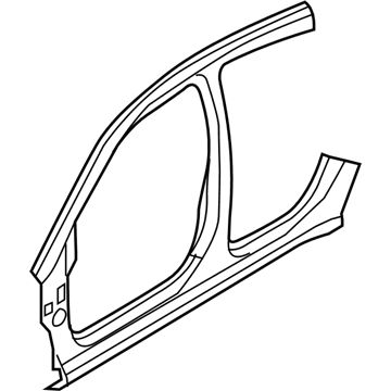 68021026AD Mopar Body Side Aperture Front Panel Illustration 1 of 1