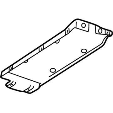 55347448AB Mopar Shield-Heat Illustration 1 of 1