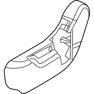1UP83DX9AA Mopar Seat Adjuster Shield Illustration 1 of 1