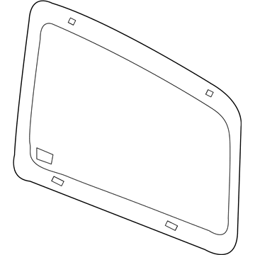 Mopar 55364639AB Quarter Window Glass 55364639AB Mopar Quarter Window Glass Illustration 1 of 1