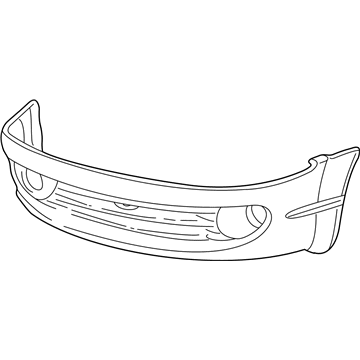 2002 Dodge Intrepid Bumper - 4574834AB