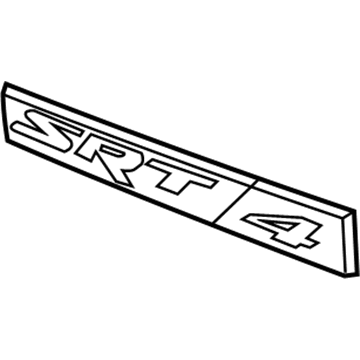 Mopar 5030458AA Nameplate 5030458AA Mopar Nameplate Illustration 1 of 1