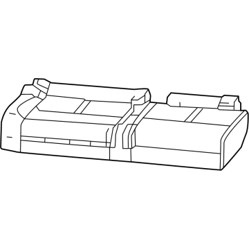 7HZ68WF6AA Mopar Rear Seat Cushion Cover Illustration 1 of 1