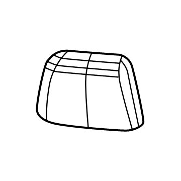 Mopar 6TJ301D4AD HEADREST-THIRD ROW 6TJ301D4AD Mopar HEADREST-THIRD ROW Illustration 1 of 1