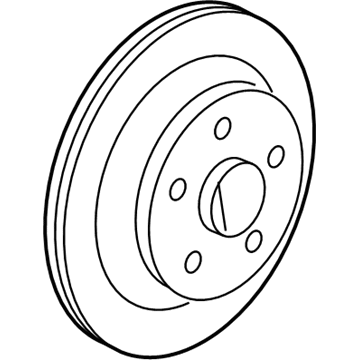 Dodge Ram 1500 Brake Disc - 5290345AB