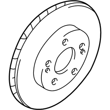 MR389724 Mopar Brake Rotor Illustration 1 of 1