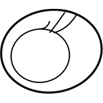 55077238AD Mopar Fog Lamp Bezel Illustration 1 of 1