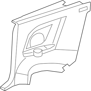 1JZ15XT1AB Mopar Quarter Trim Panel Illustration 1 of 1