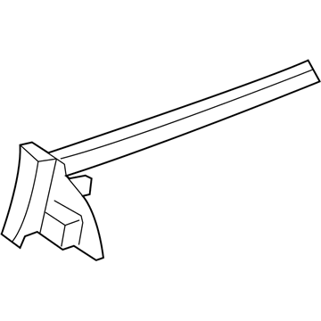 5076138AF Mopar WEATHERSTRIP-Rear Quarter Inner Belt Illustration 1 of 1