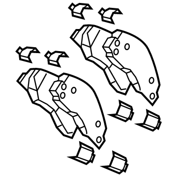 Mopar Brake Pad - 68461656AC