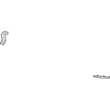 68247398AA Mopar Bracket-FASCIA To Fender Illustration 1 of 1