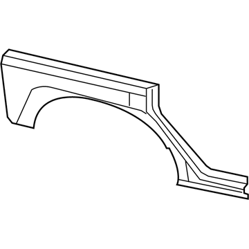 55397017AI Mopar Panel-Body Side Aperture Rear Illustration 1 of 1