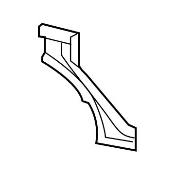 55395997AF Mopar REINFMNT-WHEELHOUSE To SILL Illustration 1 of 1