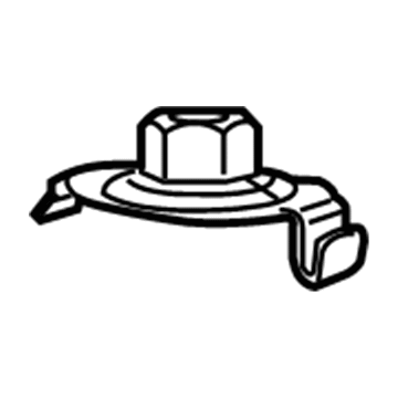 5116360AB Mopar Plate-Tow Hook Illustration 1 of 1