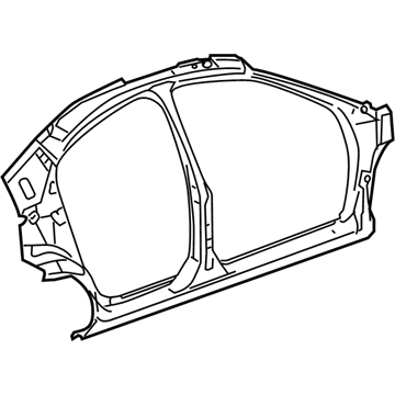 4878031AF Mopar Body Side Aperture Panel Illustration 1 of 1