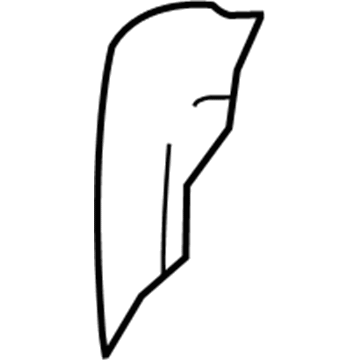 ZD981D5AA Mopar 50/50 Bench Seat Back Illustration 1 of 1