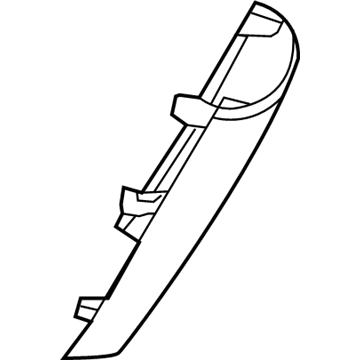 1UU39DX9AA Mopar Console Bezel Illustration 1 of 1