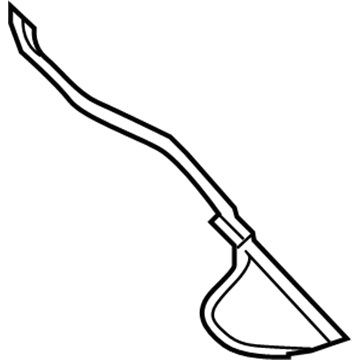 6104768AA Mopar Tie Strap-Hydraulic Tube Illustration 1 of 1