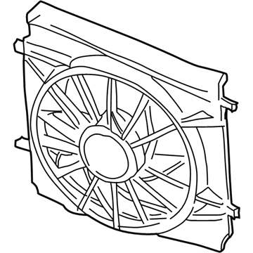 Jeep Fan Shroud - 52079879AB