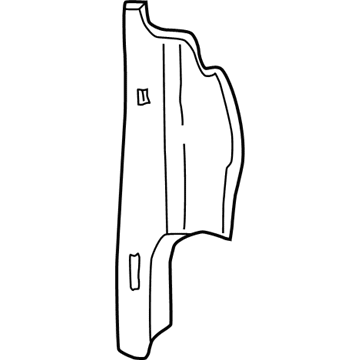 5143025AA Mopar Radiator Side Air Illustration 1 of 1