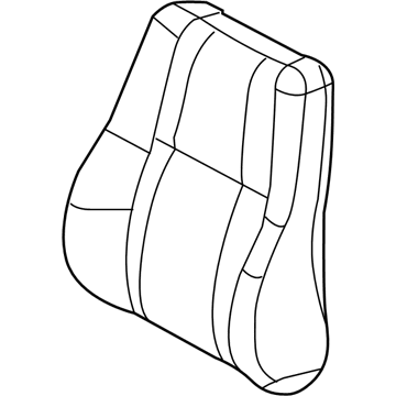 5LK08HL9AA Mopar Front Seat Back Cover Illustration 1 of 1