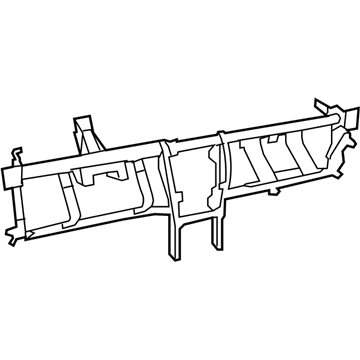 Mopar 5291682AG Instrument Panel Reinforce 5291682AG Mopar Instrument Panel Reinforce Illustration 1 of 1
